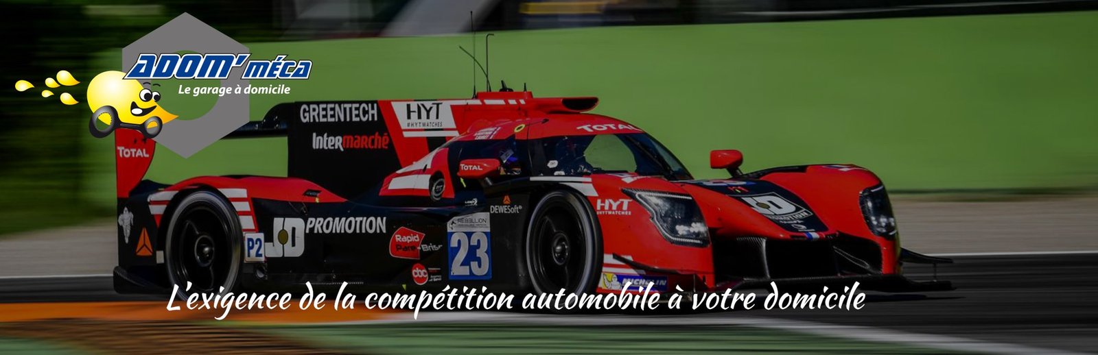 Prototype de course en piste